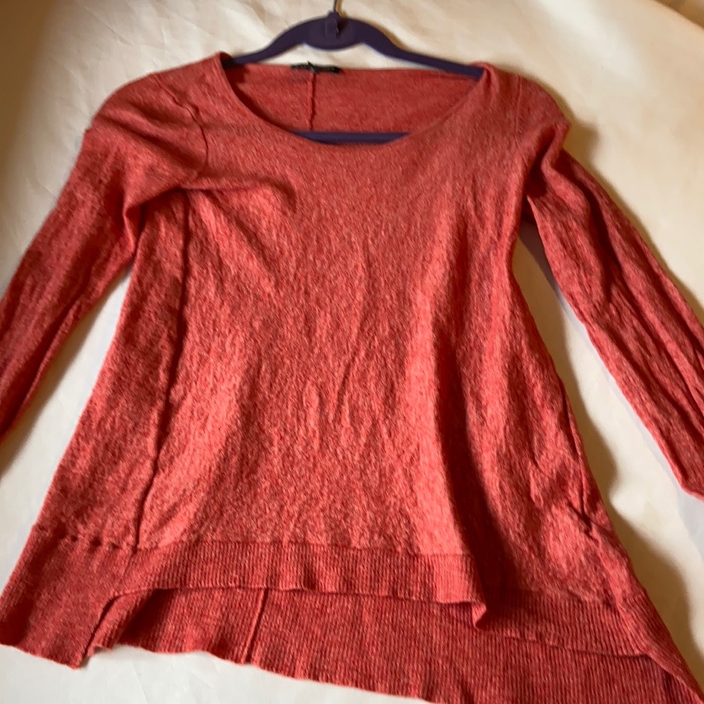 Eileen Fisher ladies xxs red long sleeve sweater